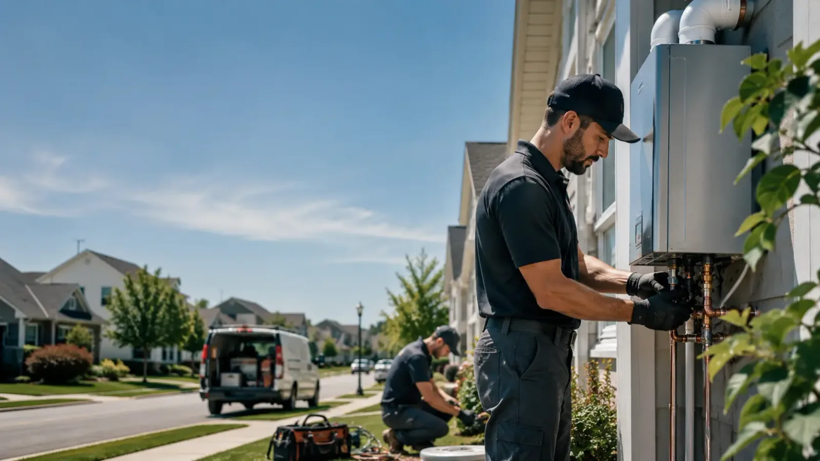 Tankless Water Heater Installation in Mathis, TX